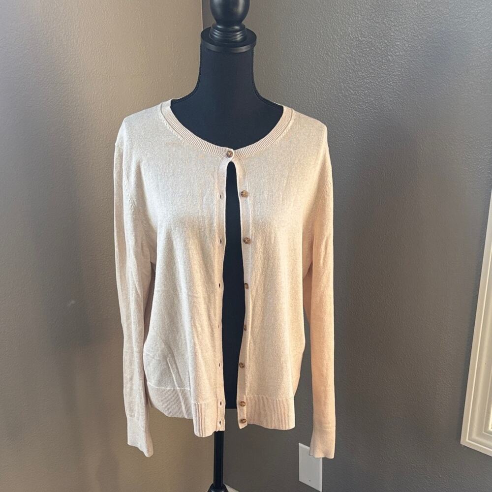 GAP Lightweight Cream Cardigan Sweater